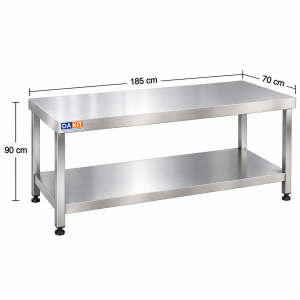 Stainless Steel Work Table 185 cm