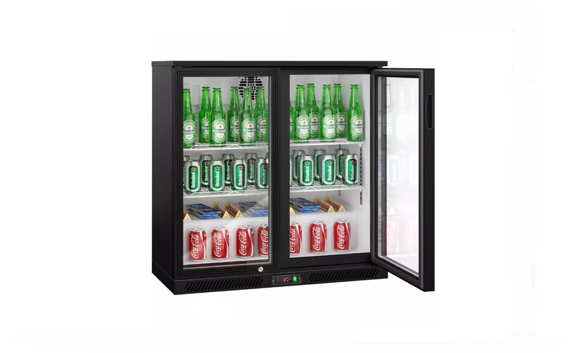 Under counter bar fridge 2 doors