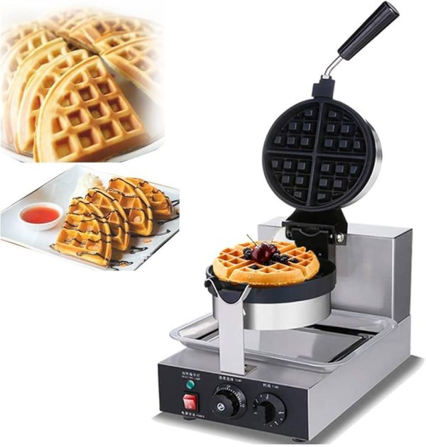 Waffle rotation machine