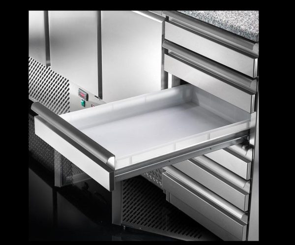 Pizza Prep Table Fridge With Marble TECNODOM - Image 3