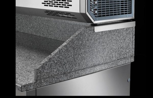 Pizza Prep Table Fridge With Marble TECNODOM - Image 2