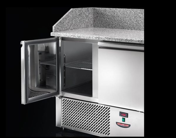 Pizza Prep Table Fridge With Marble TECNODOM - Image 4