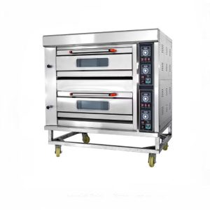Deck Oven Gas Double 4 trays