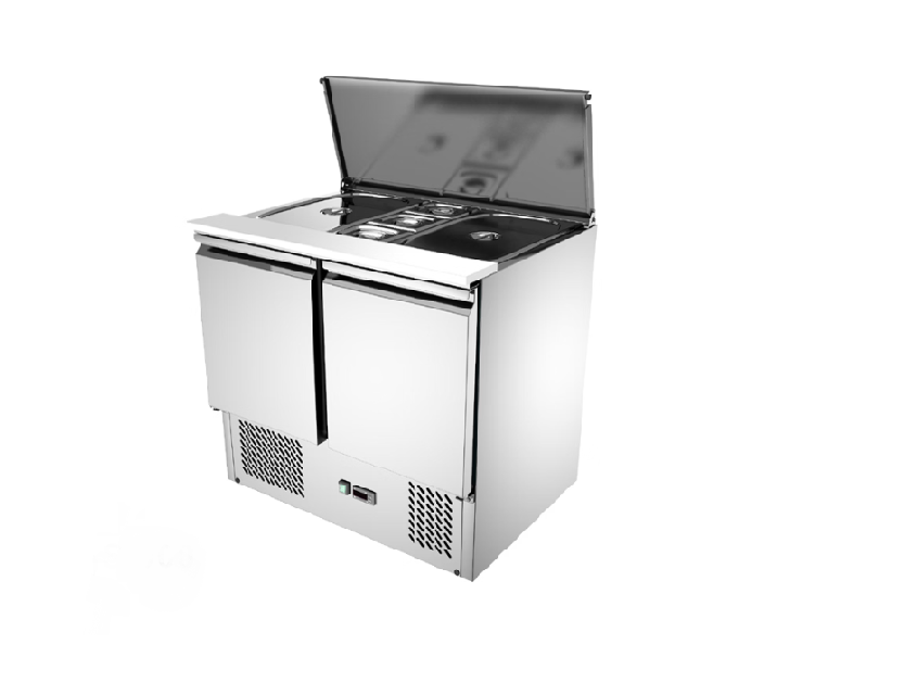 Pizza Refrigerator With Lid S/s
