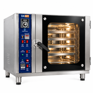 Gas convection oven with five 60x40 cm trays