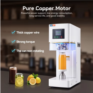 Automatic Commercial Soda Can Sealing Machine for 55 mm